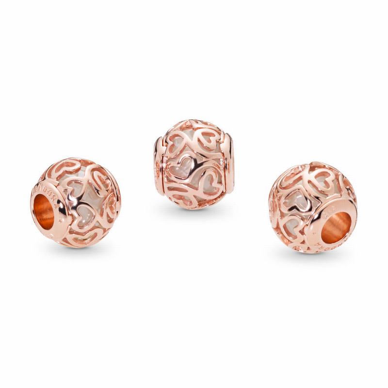 Pandora Rose™ Hearts Filigree Charm Online NZ (254130-KHT)